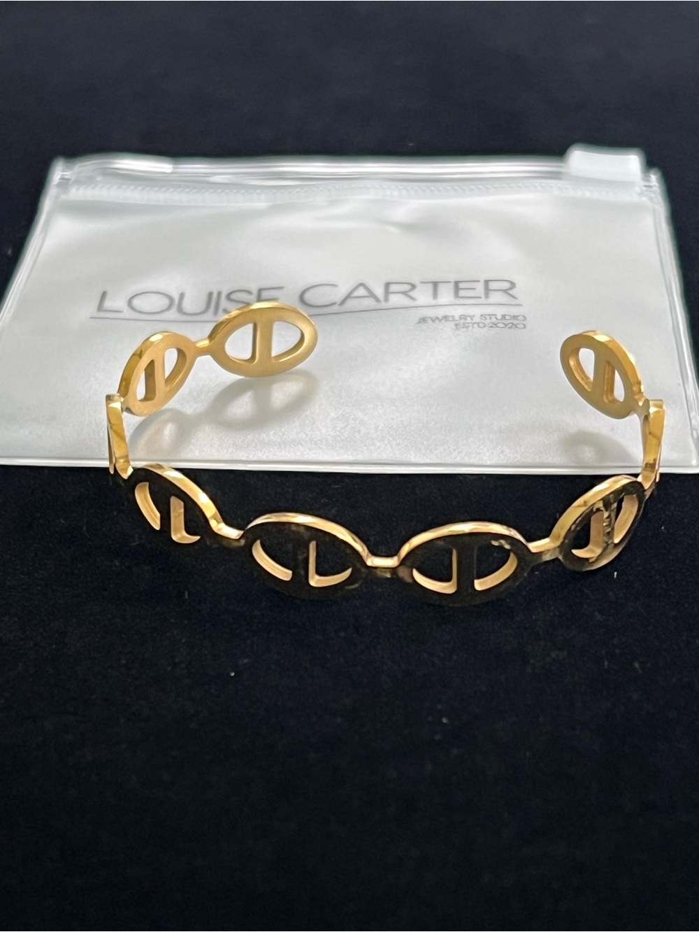 Louise Carter Netra Link Bangle Bracelet NEW